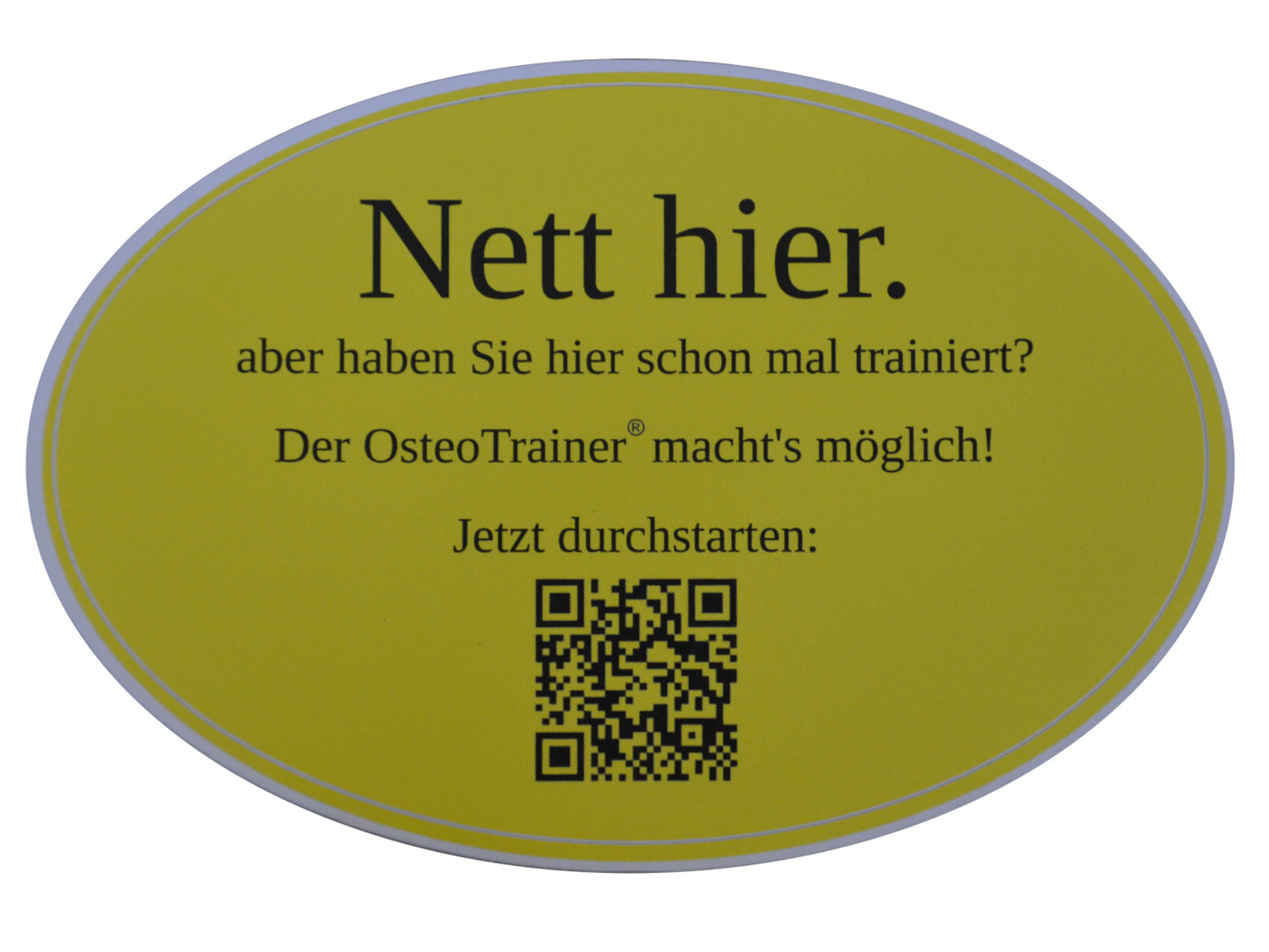 „Nett hier.“-Sticker