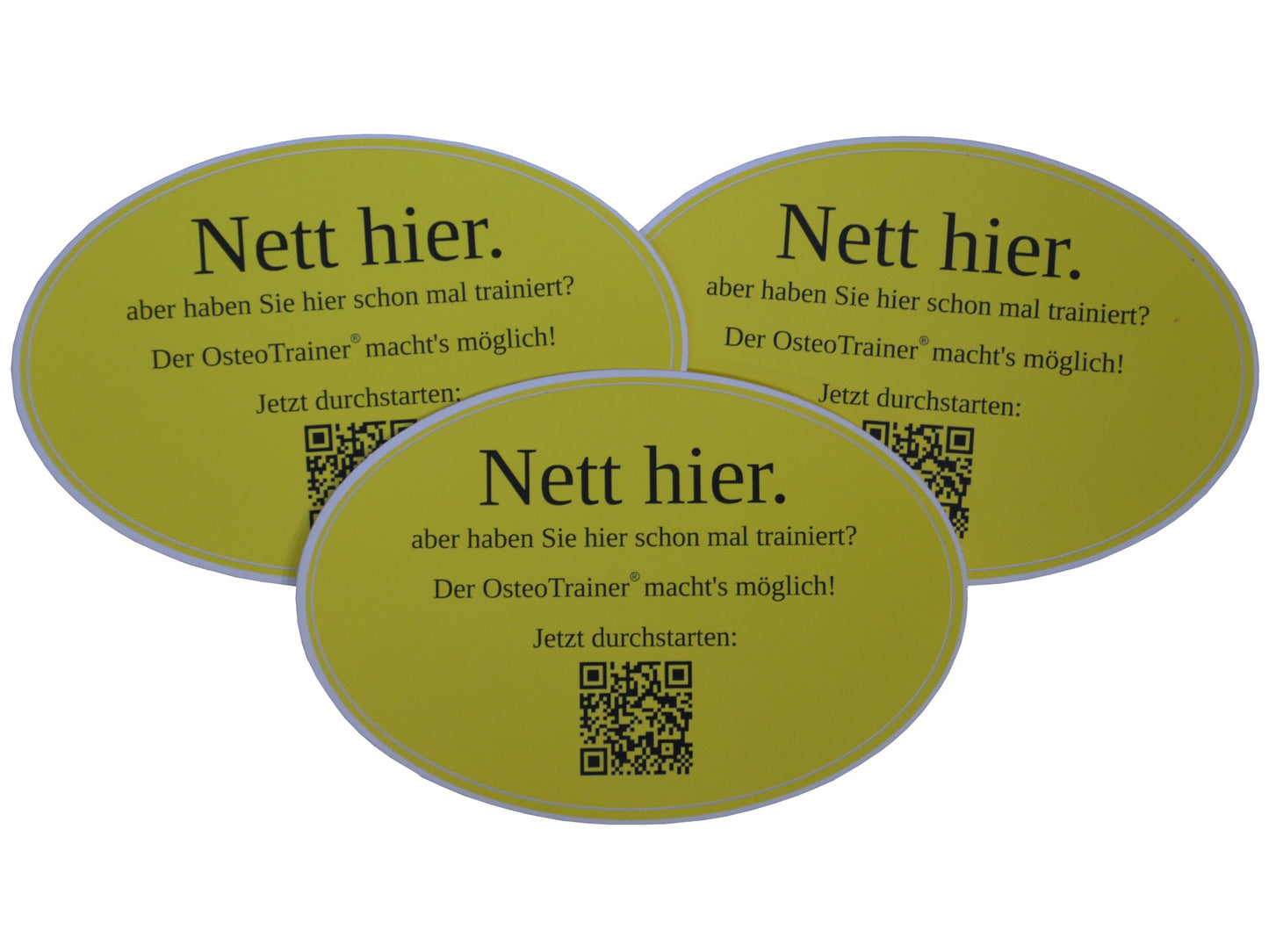 „Nett hier.“-Sticker