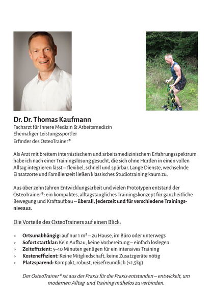 OsteoTrainer® QuickGuide